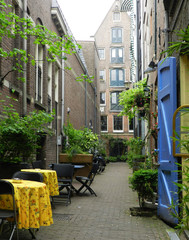 Obraz premium Ruelle Amsterdam Street Life