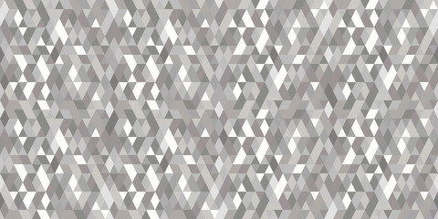 Abstract pattern of geometric shapes. Vector gradient mosaic backdrop. Abstract seamless pattern. Seamless texture in grey colors 