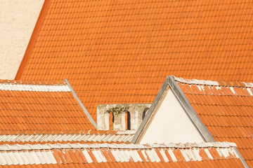 Roofs of Tallin, Estonia