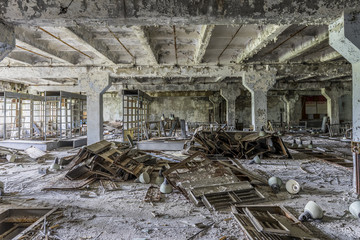 Abandoned radar station Duga in Chernobyl Exclusion Zone