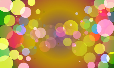 Vector, abstract background with circles