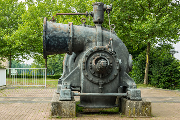 Fototapeta premium Turbine am Schiffshebewerk in Waltrop