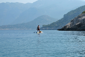 Man on SUP