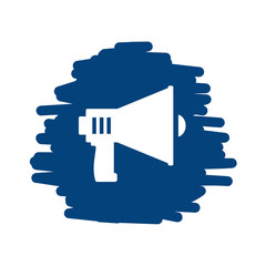 Megafon - Handgezeichnete Linien