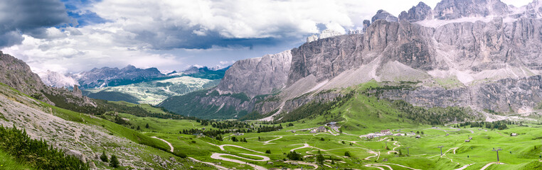 Obraz premium Passo Gardena sulle Dolomiti