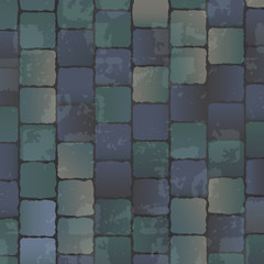 Vector background of concrete floor texture. Ancient stone brick floor texture, seamless background.