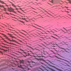 3d pink background with cubes. Vector eps 10