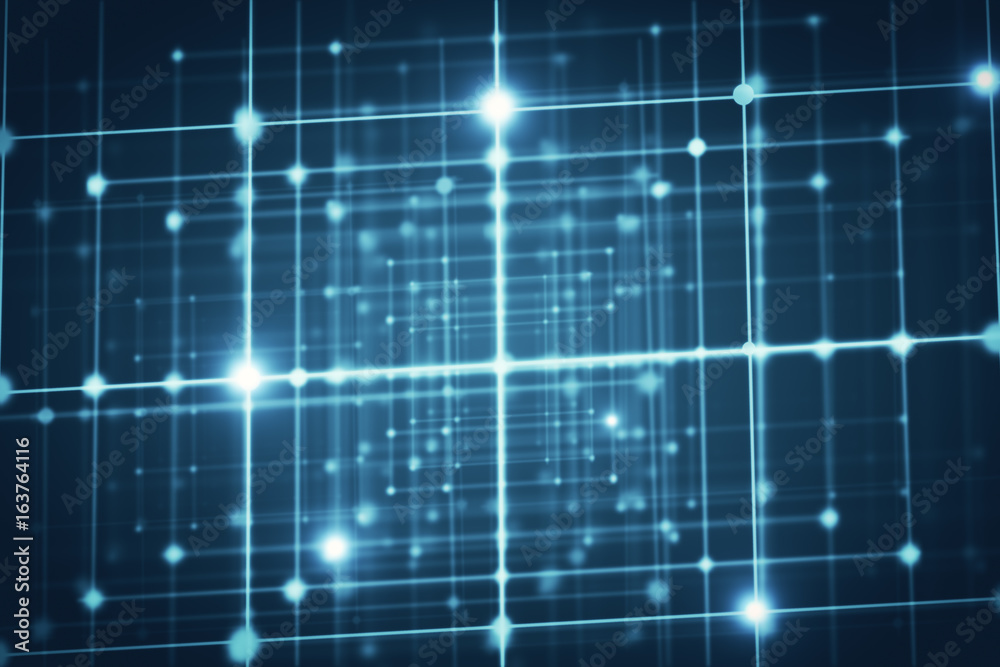 Poster abstract grid background