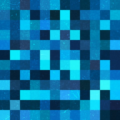 Geometric blue pattern for business presentations or web template banner flyer. Seamless. Vector illustration