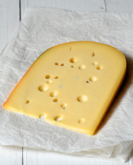 Piece of swiss cheese