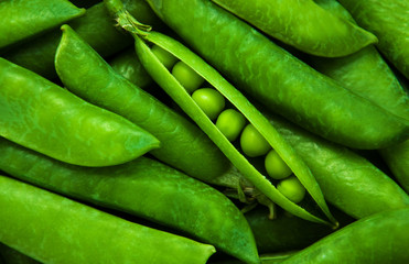 green peas - background