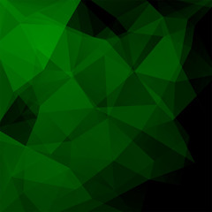 Background of green geometric shapes. Mosaic pattern. Vector EPS 10. Vector illustration