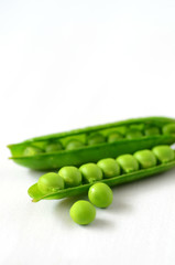 Fresh  organic green peas