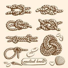 Set of nautical knots