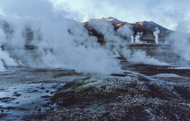 El Tatio Geysire, Altiplano, Atacama Wüste, Chile, Südamerika 