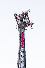 Mobile phone communication antenna tower 