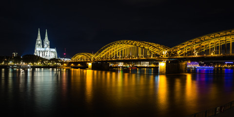 Hohenzollern bridge in cologne