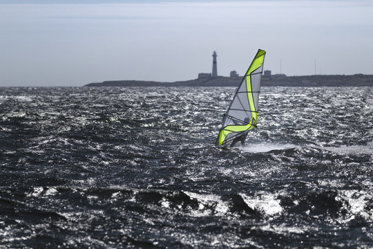 Windsurfer  in Norwegen
