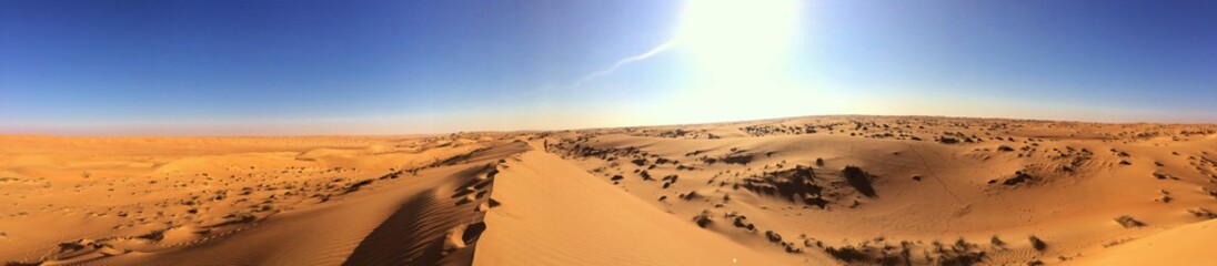 Views of the desert in Oman