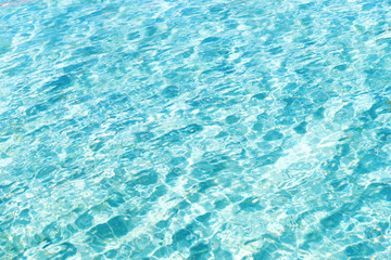 Fototapeta na wymiar Blue water texture with waves