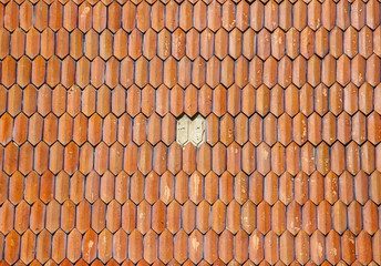 Hexagon brick wall