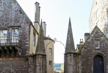 antique church building in Edinburgh, Scotland