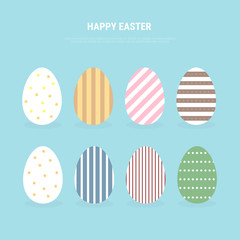 Easter eggs Vector illustration. Easter eggs for Easter holidays