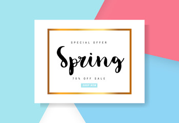 Spring. Sale.