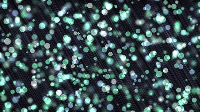 4k Abstract fireworks light dots background,bubble particles,microorganisms bacteria spores line.