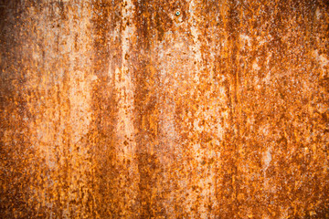 Rust texture on metal rusted surface