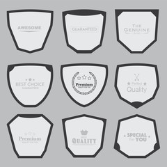 Set of Badge Template