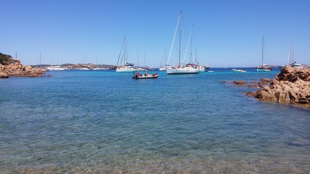 Palau, la maddalena, sardaigne, italie, mer, m&eacute;diterrann&eacute;e, vague, montagne, bateau, crique, paysage, ciel, voilier,