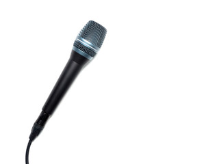 Microphone isolated on white background