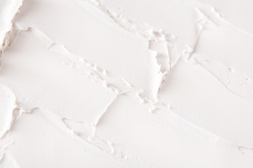 Decorative plaster texture, white relief backdrop
