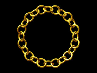 golden chain for frame