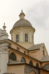 dome of deconsecrated san Francesco Church, Chiavari, Italy