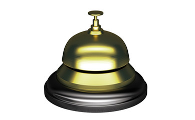 Campanello di servizio da Reception di Hotel Lucido, isolato