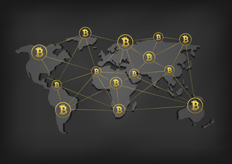 Bitcoin cryptocurrency digital payment system