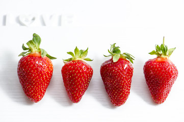 fresh strawberries