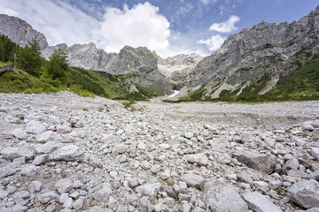 Fototapeta na wymiar Teilansicht des südlichen Dachsteinmassivs, Steiermark, Österreich