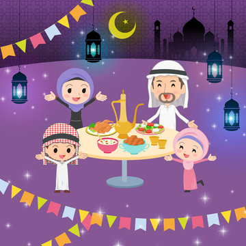 Enjoy the Islamic family Ramadan