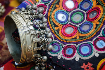 Indian jewels and embroidery