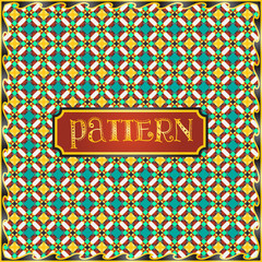 Amazing colorful repeatable pattern