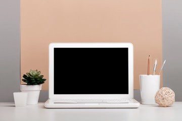 Fototapeta premium Macbook.