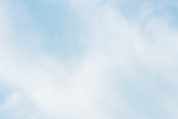 Air clouds in the blue sky.