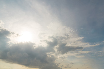 Fototapeta premium Cloud clear sky for background