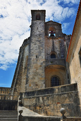 Fototapeta na wymiar Templar church of the Convent of the Order of Christ in Tomar Portugal