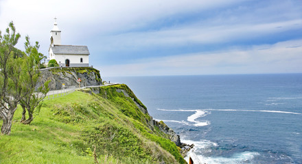 Vista de Luarca, Asturias, España