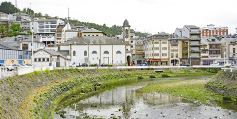 Vista de Luarca, Asturias, España