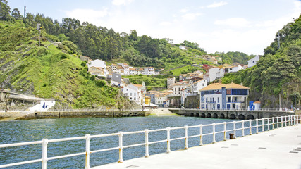 Vista de Cudillero, Asturias
